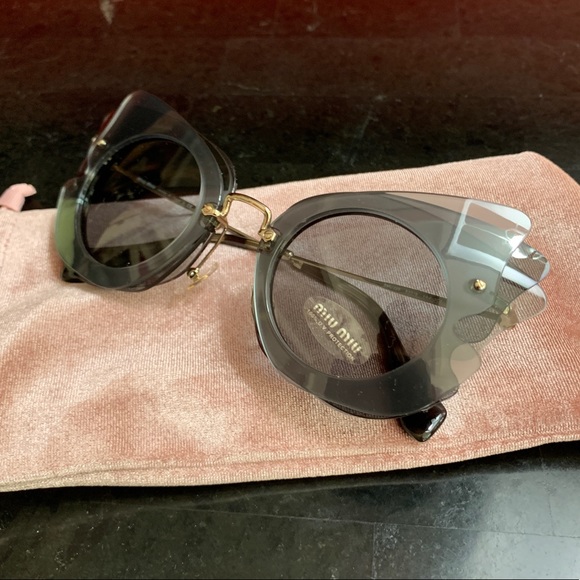 MIU MIU Butterfly Sunglasses NIB! 63mm AUTHENTIC! - Picture 6 of 14